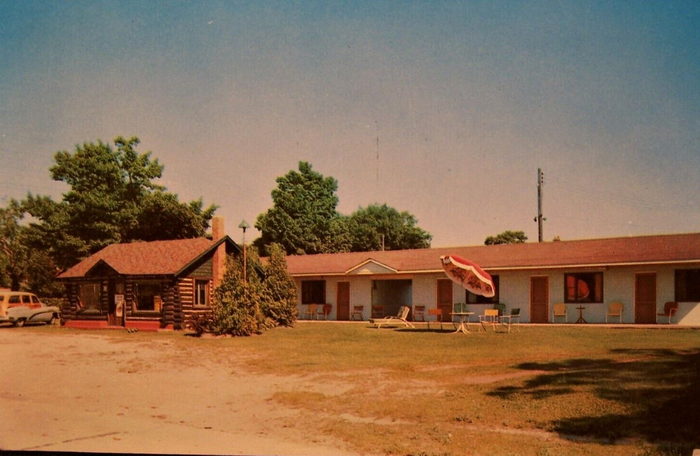Bay Port Lodging (Marshalls Motel) - Old Postcard (newer photo)